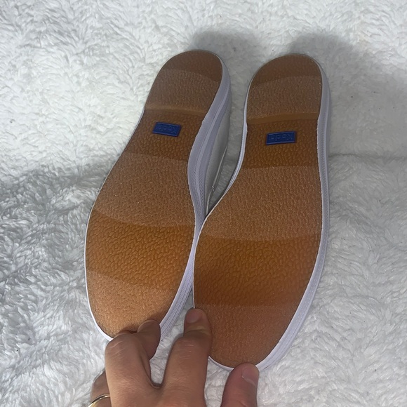 NWOT Keds Classic White Canvas Slip-Ons - Picture 5 of 7